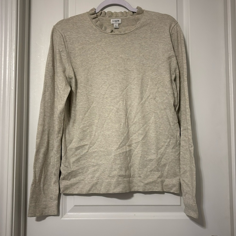 J Crew long sleeve top Worn
